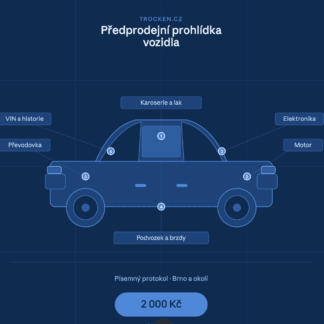 Předprodejní prohlídka vozidla